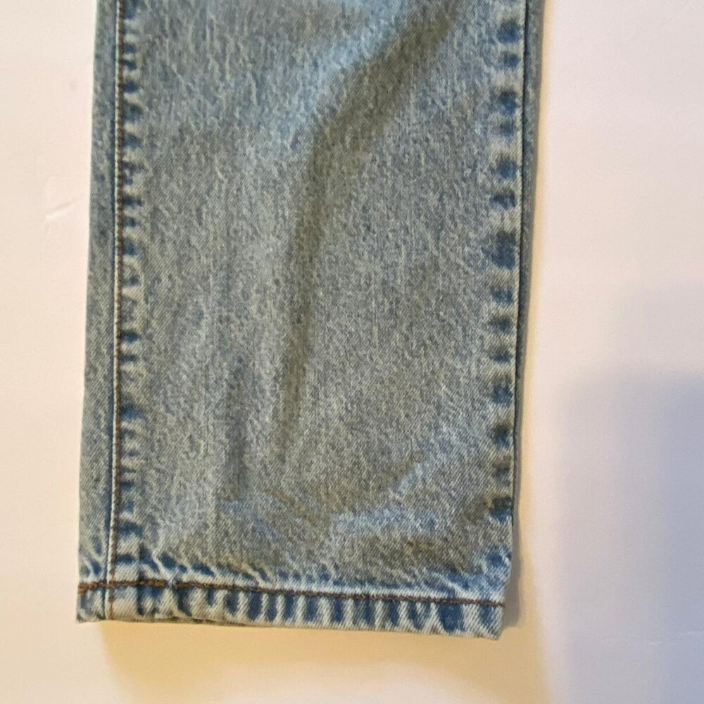 Revice V Cut Waist Jeans Size 26 Low Rise Light Wash Y2K Straight Leg - Picture 9 of 16